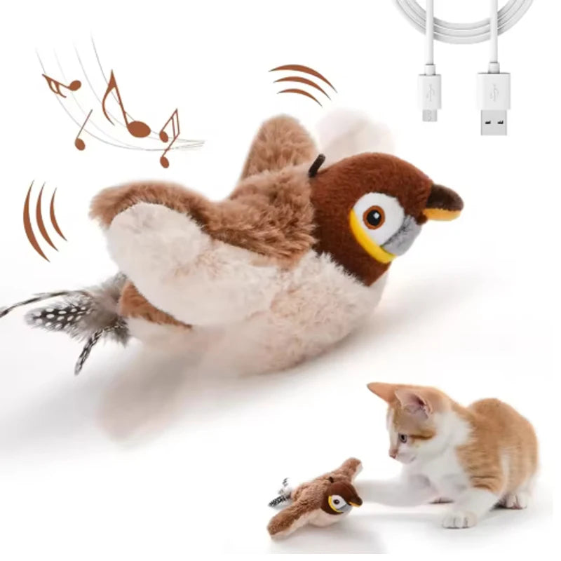 Chirpy™ Flapping Bird Cat Toy 🐦