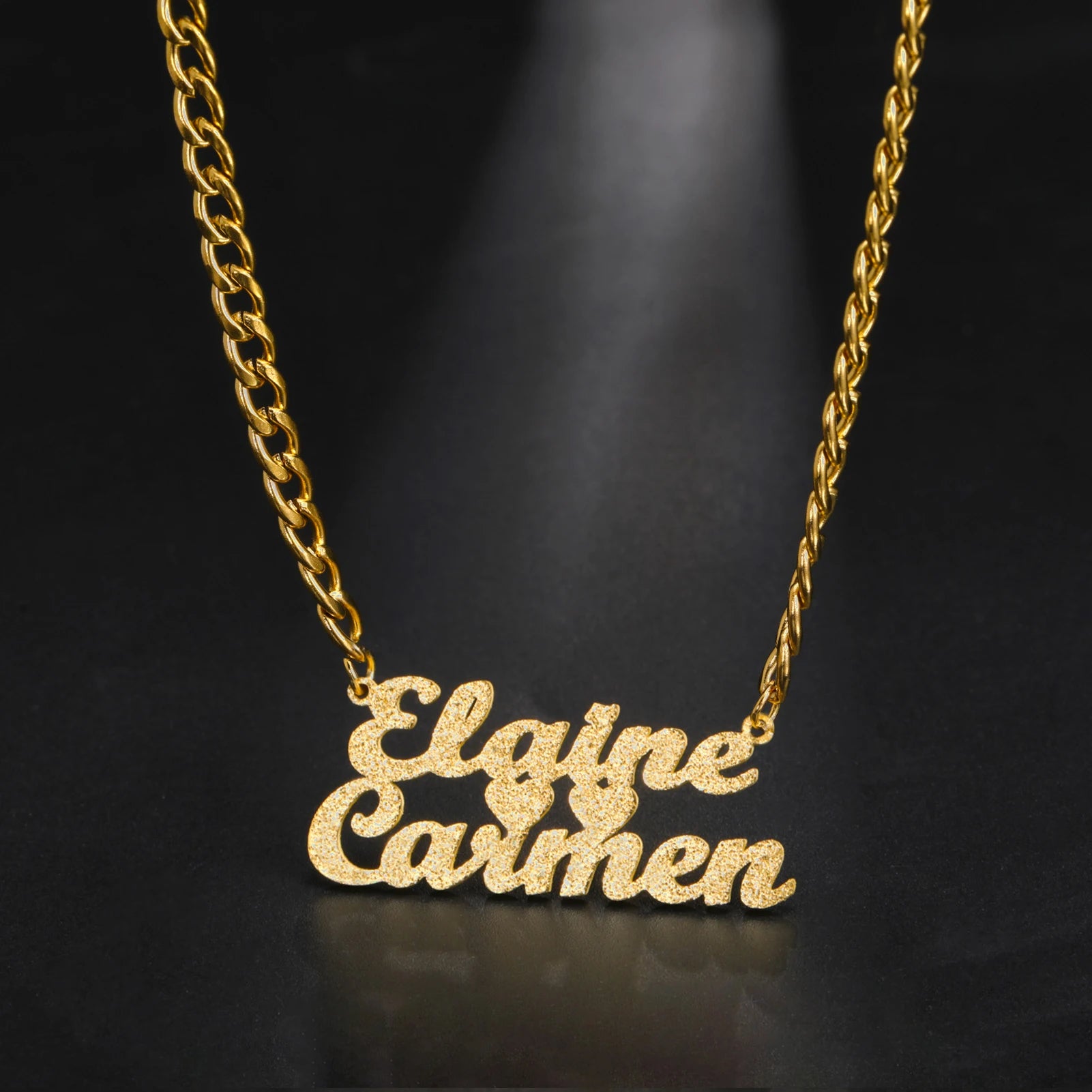 💝Personalized Name Necklace – Custom Gold & Silver Gift