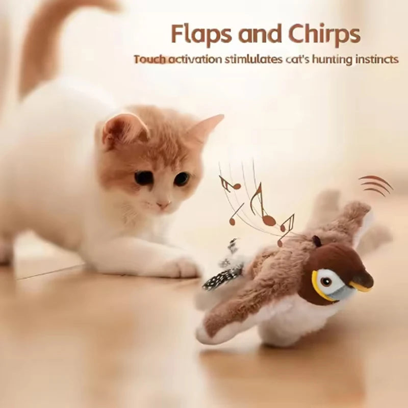 Chirpy™ Flapping Bird Cat Toy 🐦