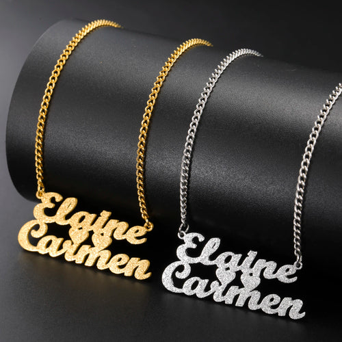 💝Personalized Name Necklace – Custom Gold & Silver Gift